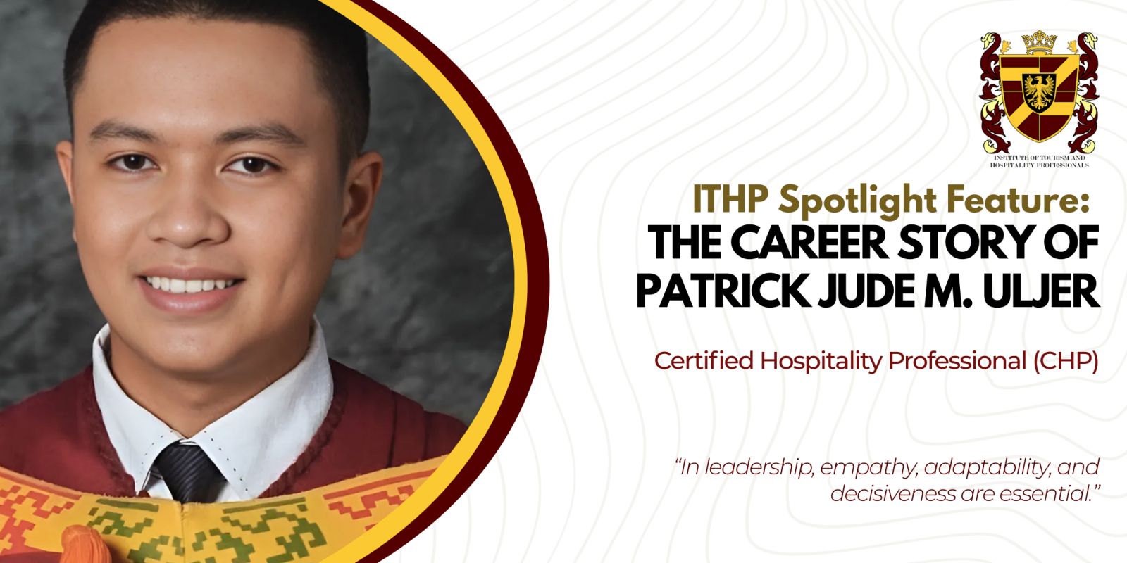 The Career Story of Patrick Jude M. Uljer