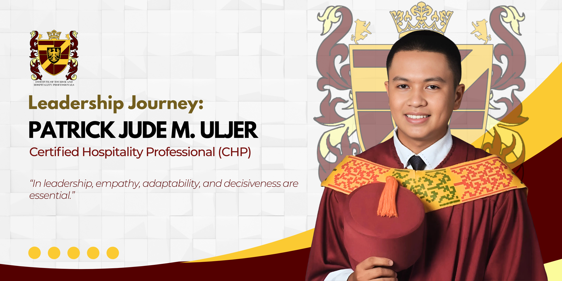 Leadership Journey of Patrick Jude M. Uljer
