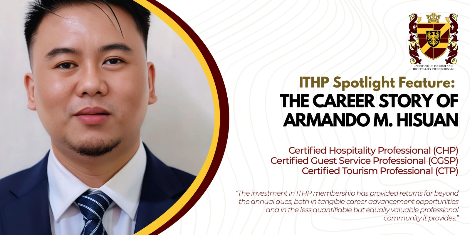 The Career Story of Armando M. Hisuan