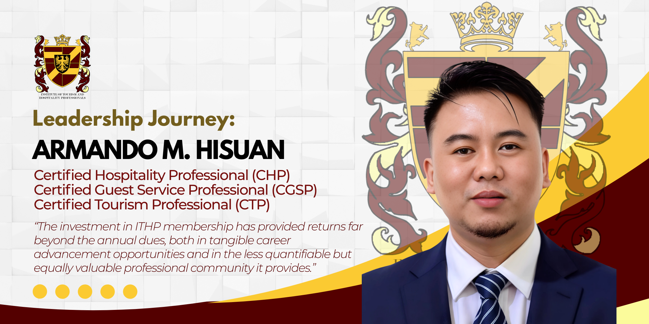 Leadership Journey of Armando M. Hisuan