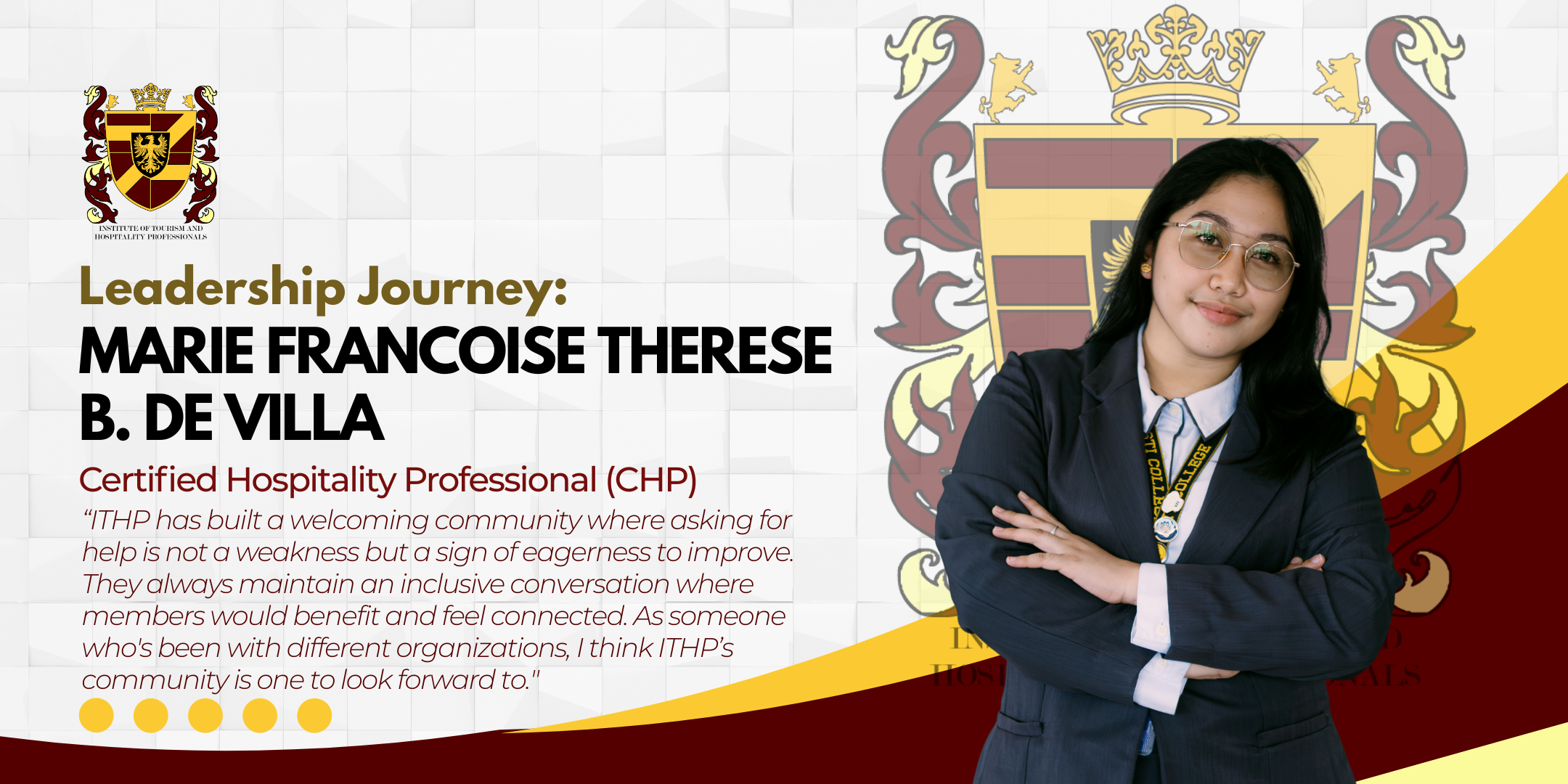 Leadership Journey of Marie Francoise Therese B. De Villa