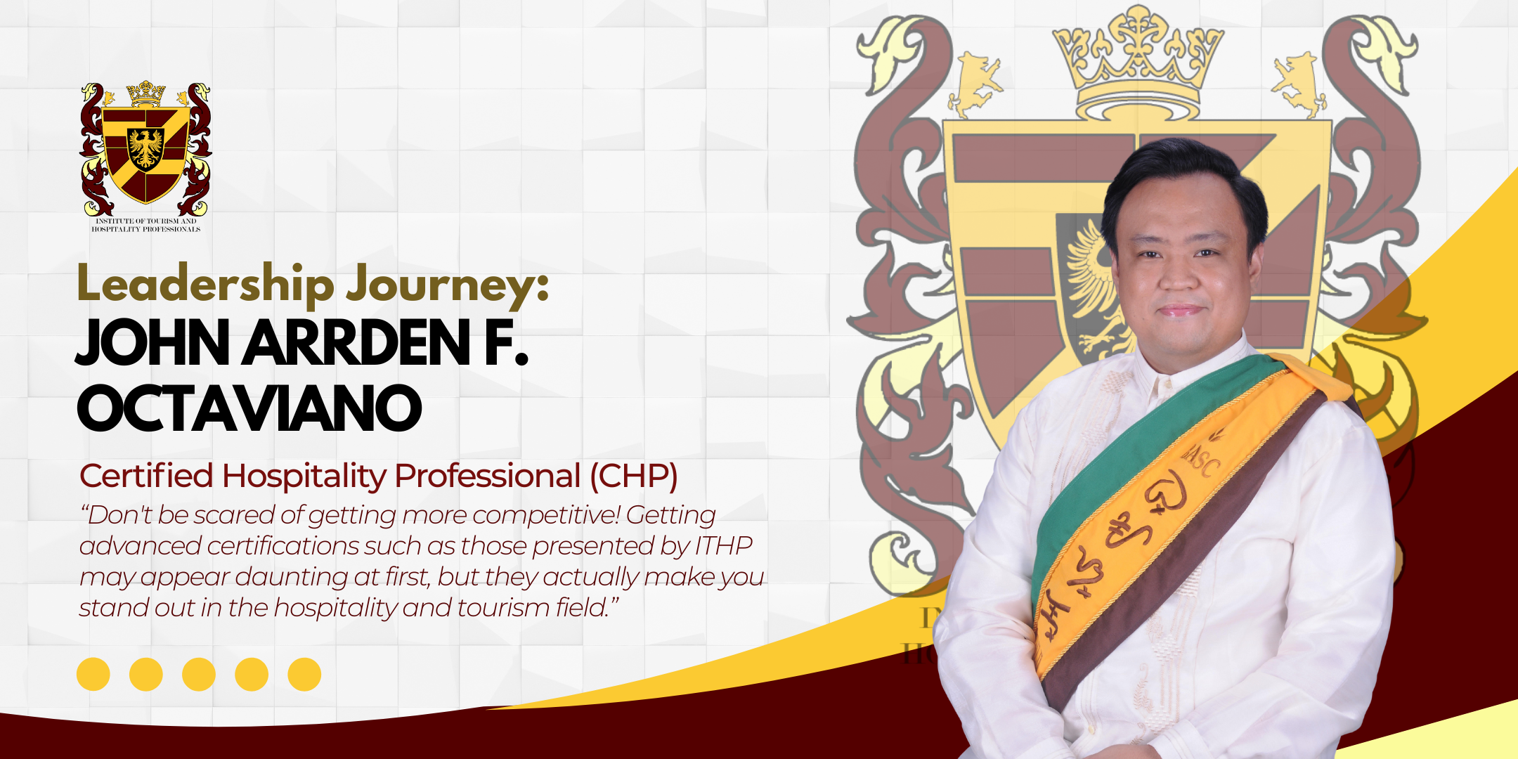 Leadership Journey of John Arrden F. Octaviano, CHP