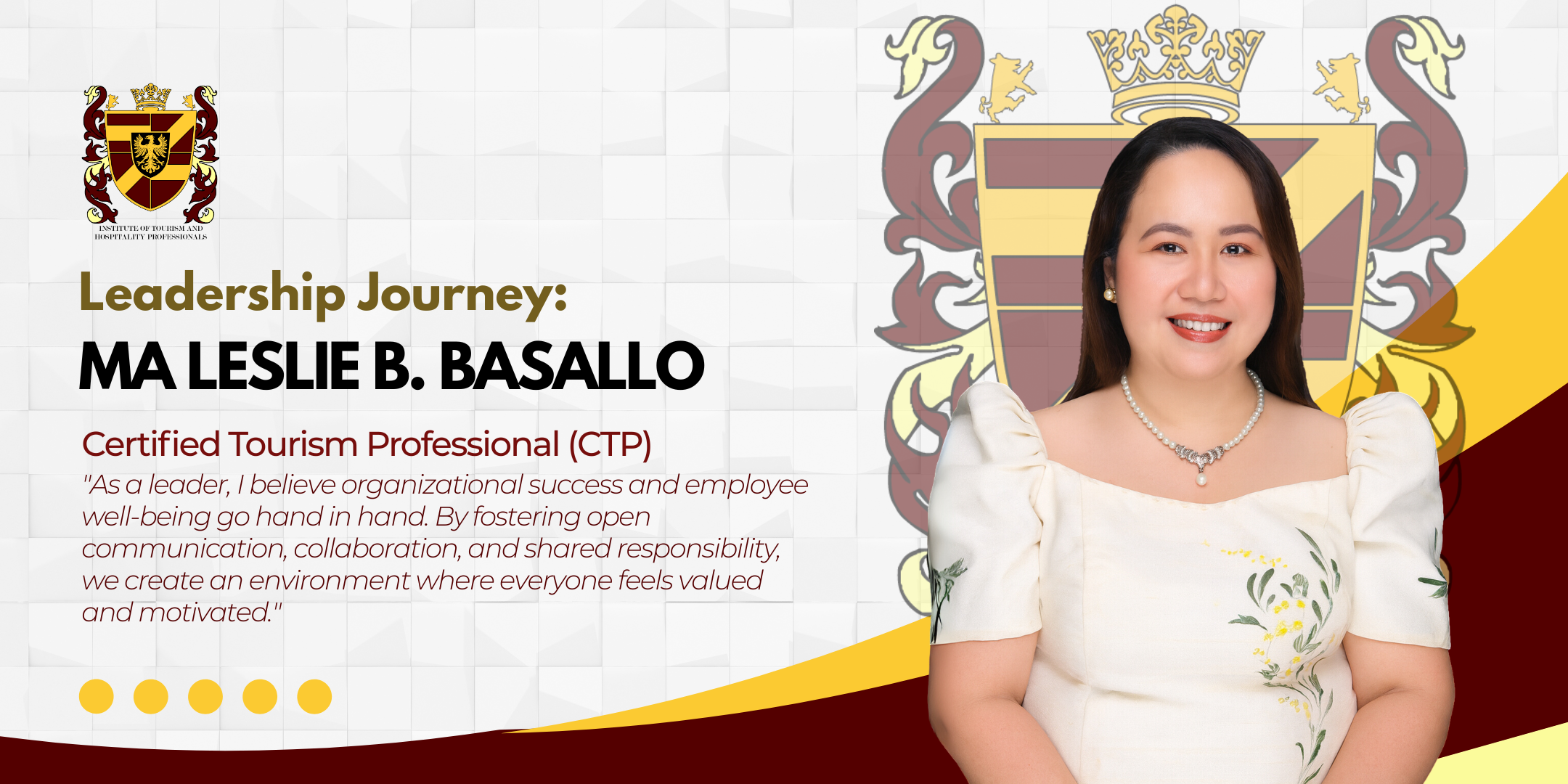 Leadership Journey of Ma Leslie B. Basallo, CTP