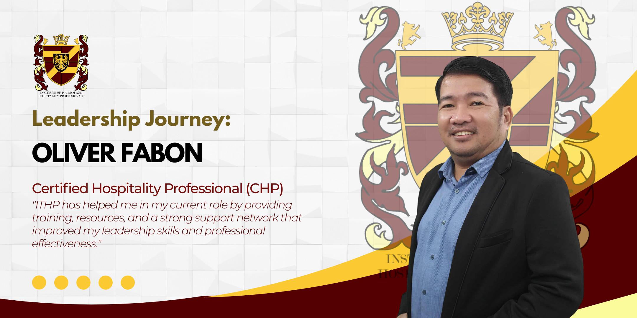 Leadership Journey of Oliver Fabon, CHP