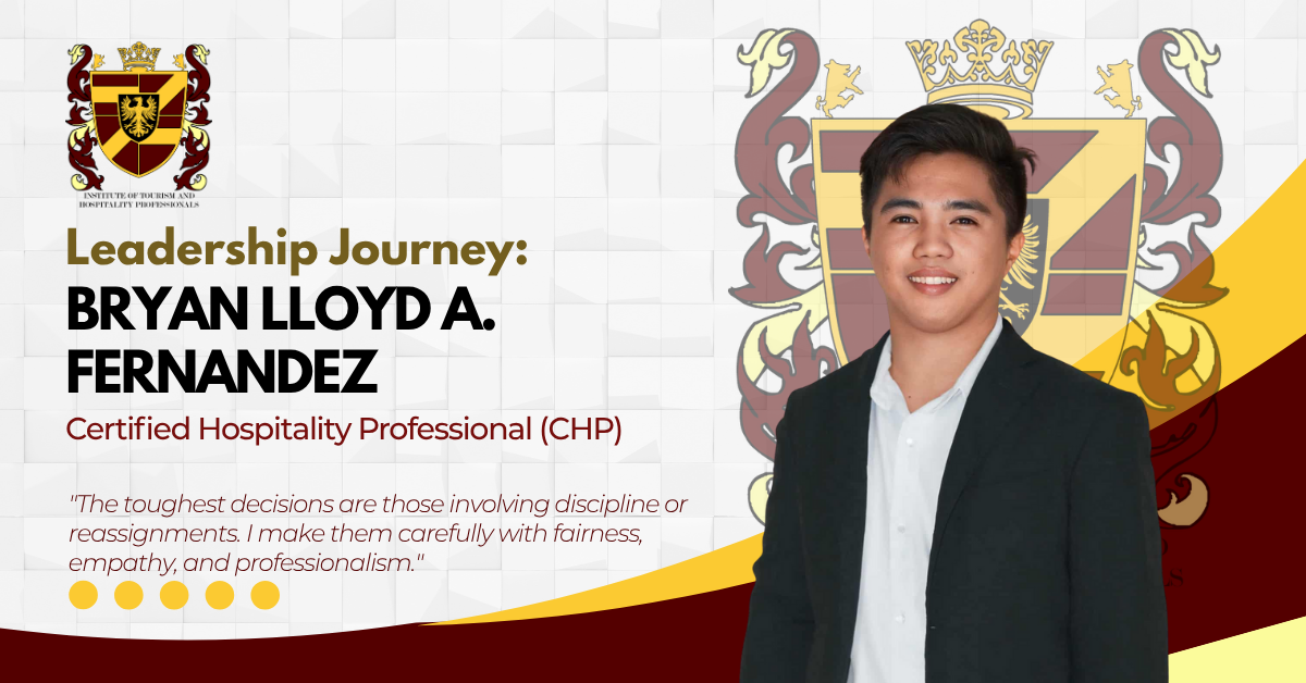 Leadership Journey of Bryan Lloyd A. Fernandez, CHP