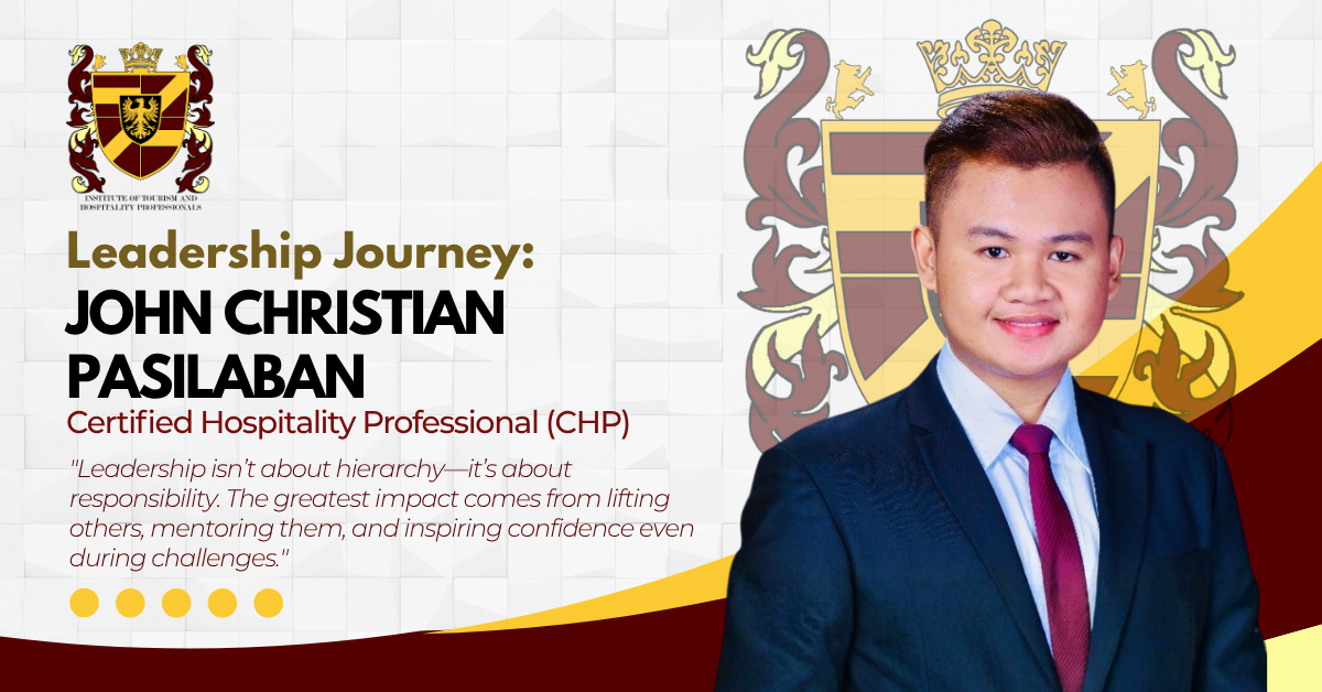 Leadership Journey of John Christian Pasilaban, CHP