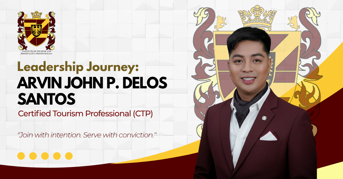 Leadership Journey of Arvin John P. Delos Santos, CTP