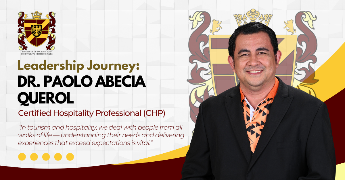 Leadership Journey of Dr. Paolo Abecia Querol, CHP