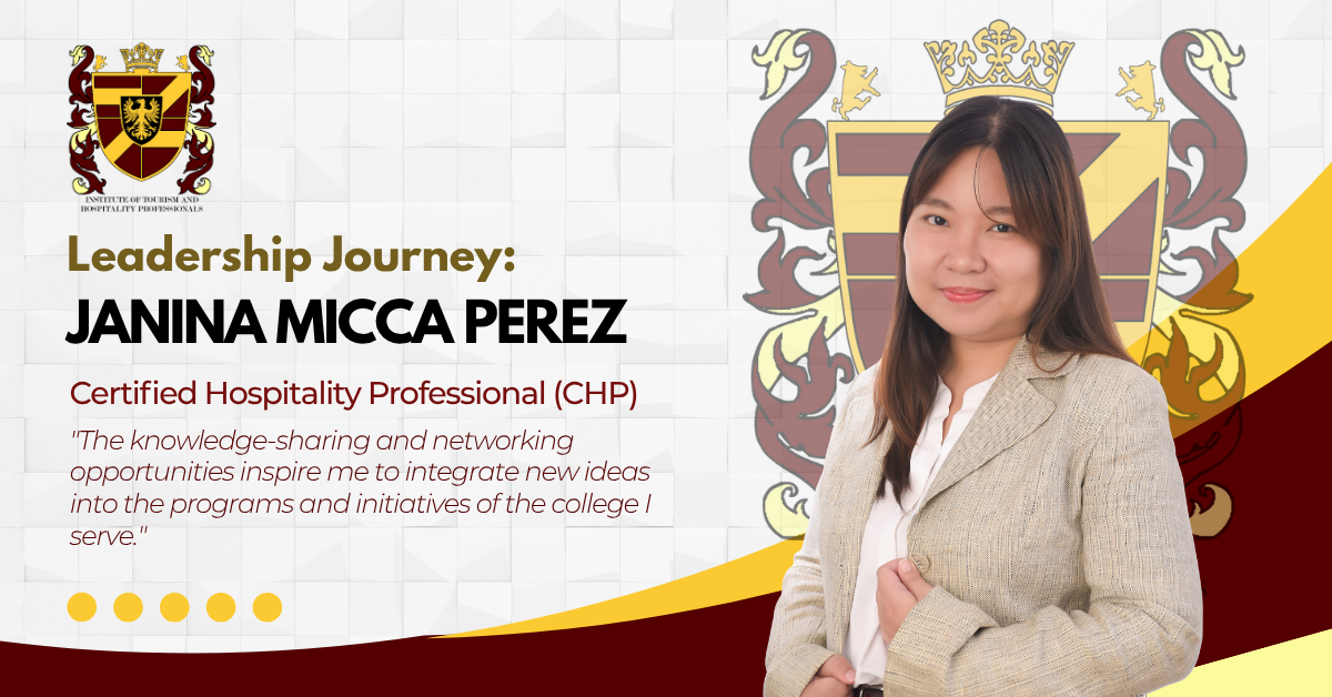Leadership Journey of Janina Micca Perez, CHP