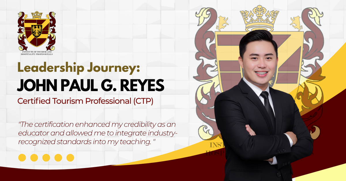 Leadership Journey of John Paul G. Reyes, CHP