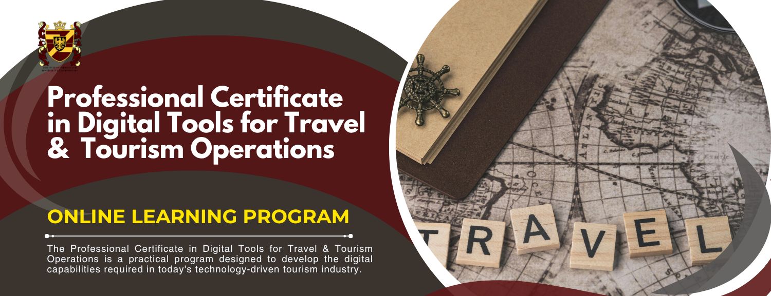 Professional Certificate in Digital Tools for Travel & Tourism Operations